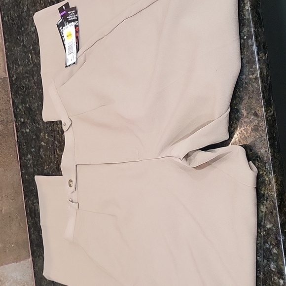 Briggs New York Pants - Briggs New York Size 6 Short Pants NWT Taupe Career Slacks